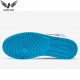 Giày thể thao Air Jordan 1 mid laser blue 554724-141